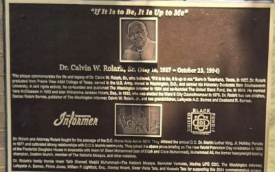 New Historic Plaque on The Clara